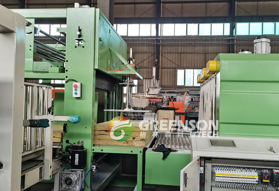 قیمت خوب 1.2 متر عرض خط تولید پنل چوب سنگی آنلاین