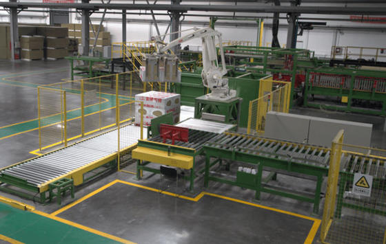 قیمت خوب Automatic Rock Wool Production Line with Adjustable Felt Size 1000mm and 2-40 m/min Line Speeds آنلاین
