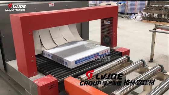قیمت خوب Automatic gypsum ceiling tile wrapping machine آنلاین