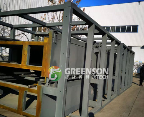 ماشین مخصوص پشم سنگ برای طول 1200mm-2400mm خط تولید