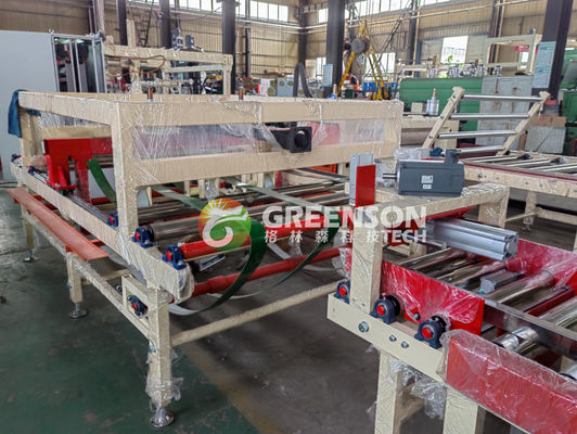 ماشین لامینینگ خودکار برای PVC Plaster Board با اندازه 600 * 600 میلی متر، کنترل PLC و 1 سال گارانتی