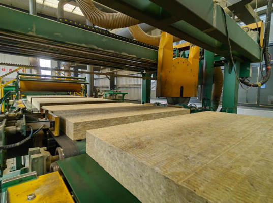 قیمت خوب Rock Wool Production Line with Mixing Forming and Water Cutting Processes for Mineral Wool Board Manufacturing آنلاین