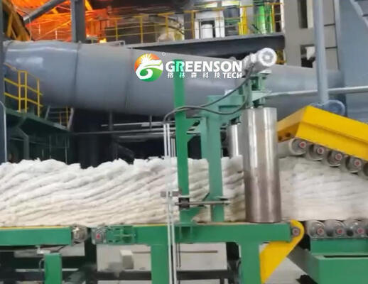 قیمت خوب خط تولید تخته پشم سنگ با چگالی بالا و درجه صنعتی با چگالی مواد اولیه 80-200 کیلوگرم بر متر مکعب، سیستم کنترل PLC و منبع تغذیه 380 ولت/50 هرتز آنلاین