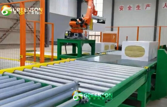 قیمت خوب خط تولید الیاف بازالت کنترل شده توسط PLC با عرض 1.2 متر و طول نامحدود تخته برای تولید پشم سنگ آنلاین