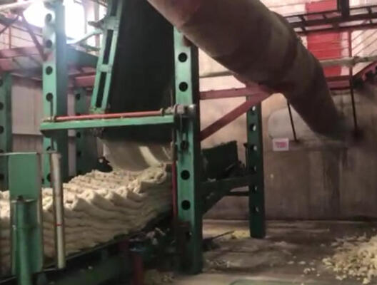 خط تولید پشم سنگی صرفه جویی در انرژی با 1200-2400mm عرض تخته 80-200kg / m3 تراکم و 380V / 50Hz منبع برق