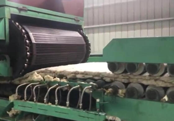 خط تولید پنبه سنگ کنترل خودکار PLC با عرض 1.2 متر برای تولید تخته پنبه معدنی