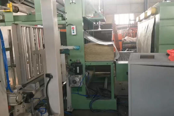 قیمت خوب خط تولید پشم سنگ کنترل شده توسط PLC با پخت در دمای بالا و چگالی مواد اولیه 80-200 کیلوگرم بر متر مکعب آنلاین