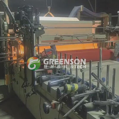 قیمت خوب دستگاه لمینیت پنل دیواری تمام اتوماتیک با کنترل PLC، با چسب PUR هات ملت و سرعت تولید 5-17 متر بر دقیقه آنلاین