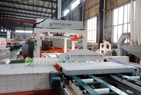 قیمت خوب Full Auto Gypsum Board Saw Line High Efficiency Dust Free Cutting For 1200 Mm*3000 Mm Boards آنلاین