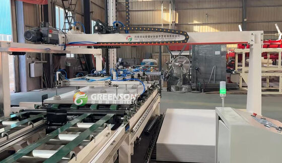 قیمت خوب Automatic Gypsum Board Strip Cutting Machine For 1200 Mm*2400 Mm Boards Dust Free Operation آنلاین