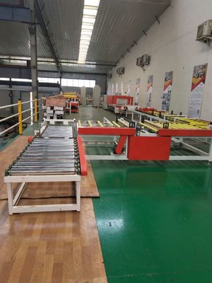 قیمت خوب خط تولید گچ PVC خط تولید اتوماتیک خط اتوماتیک 15m / min Speed آنلاین